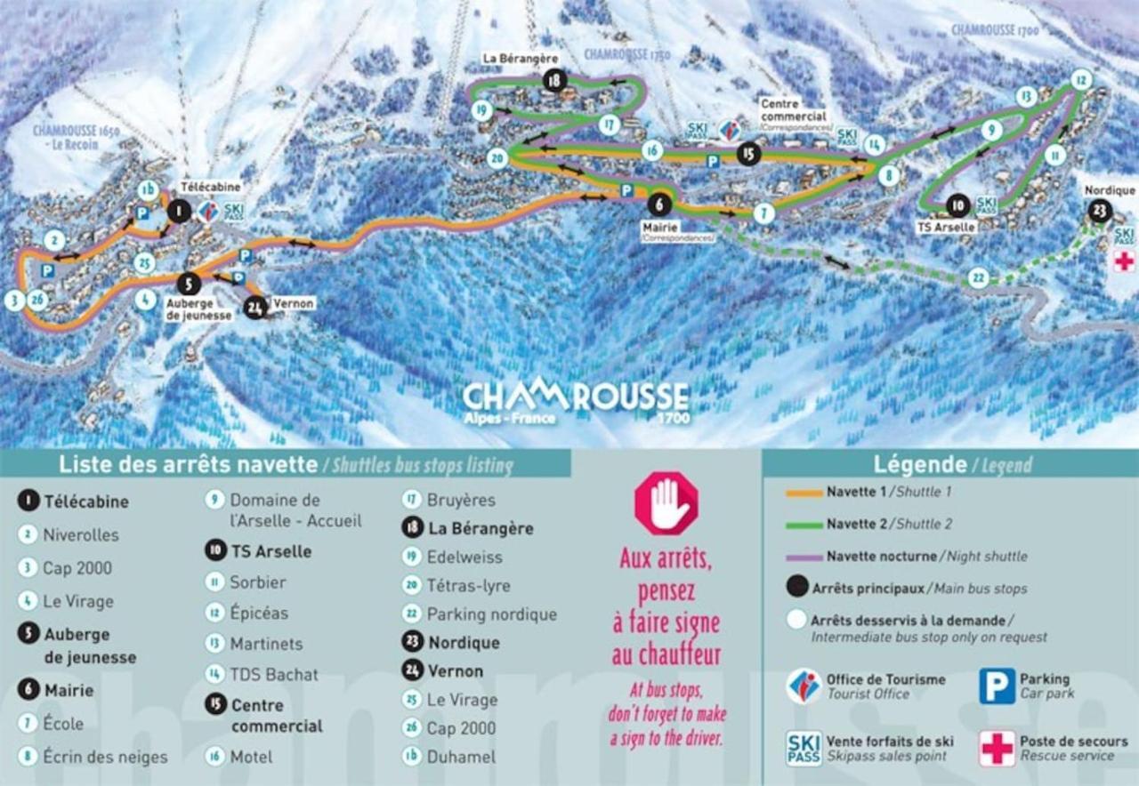 Charmant Studio Cabine Cocoon A 100 M Des Pistes Chamrousse Exterior foto